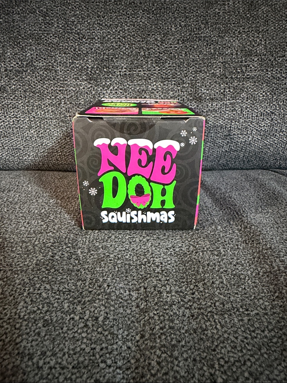 NeeDoh Squishmas ULTRA RARE Ginger Glowman-Orange Glow-in-the-Dark Squishy. - Picture 6 of 7